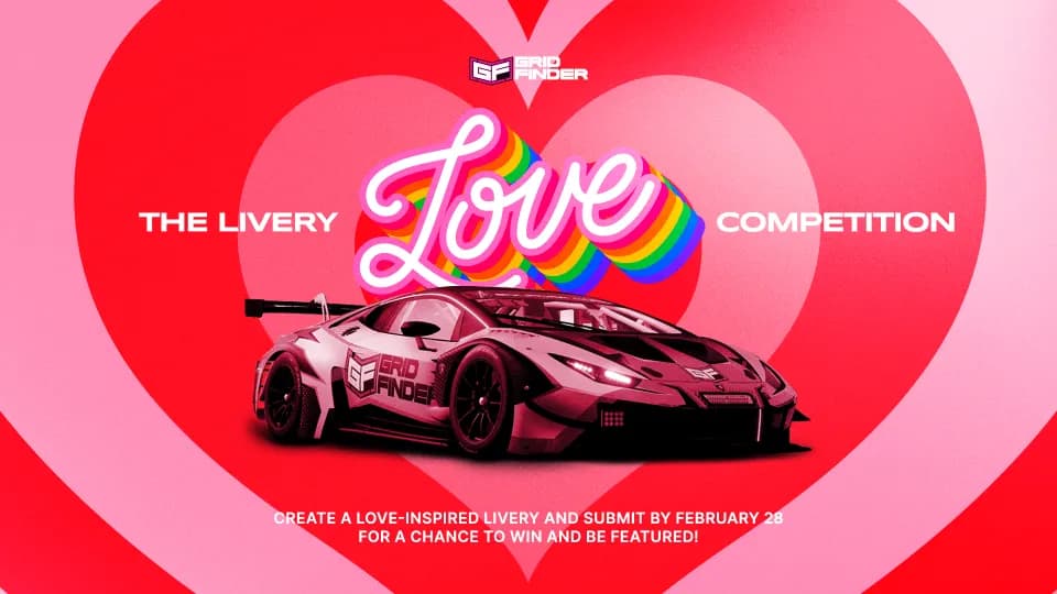 Grid Finder Love Livery Competition: Love is in the Air!