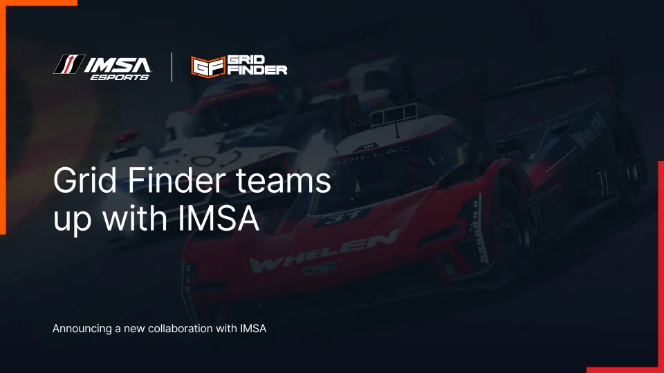 Grid Finder teams up with IMSA to Launch an Online Racing Experience for Fans